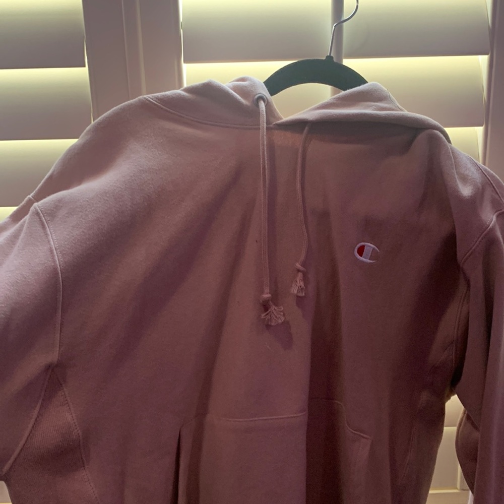 Champion Tumblr Pink Hoodie